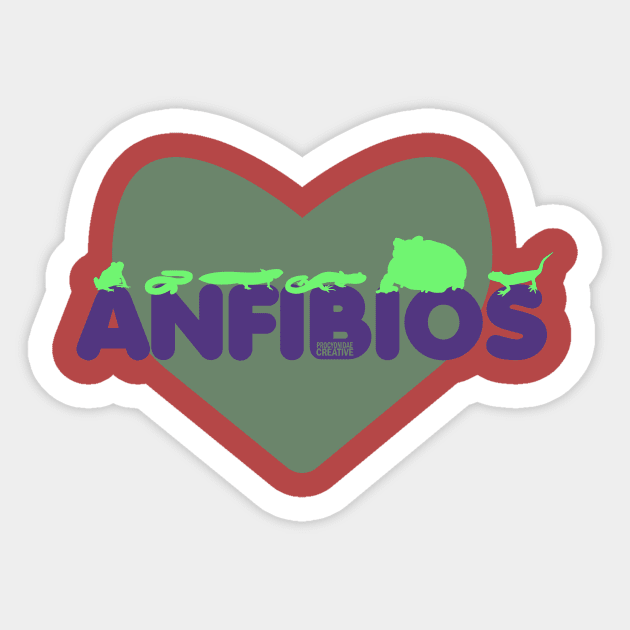 ♥ Anfibios Sticker by ProcyonidaeCreative